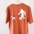 Bigfoot Walking With Bull Terrier Dog Women's Comfort Colors T-Shirt Back Print Yam
