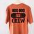 Boo Boo Crew First Aid School Nurse Day Care Teacher Women's Comfort Colors T-Shirt Back Print Yam Boo Boo Crew First Aid School Nurse Day Care Teacher Women's Comfort Colors T-Shirt Back Print Yam