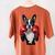 Boston Terrier Boxing Women's Comfort Colors T-Shirt Back Print Yam