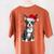 Boston Terrier Christmas Santa Hat Tree Lights Pajama Women's Comfort Colors T-Shirt Back Print Yam