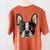 Boston Terrier Cute Puppy Face Dog Lover Pet Owner Women's Comfort Colors T-Shirt Back Print Yam