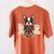 Boston Terrier Dog Japanese Style Samurai Dogs Women's Comfort Colors T-Shirt Back Print Yam