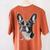 Boston Terrier Dog Motif Pet Illustration Boston Terrier For Men Women Kids Women's Comfort Colors T-Shirt Back Print Yam