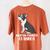 Boston Terrier Dog Owner Grandma Women's Comfort Colors T-Shirt Back Print Yam
