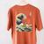 Boston Terrier Japanese Kanagawa Wave Surf Dog Women's Comfort Colors T-Shirt Back Print Yam