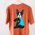 Boston Terrier I Love Mom Apparel Women's Comfort Colors T-Shirt Back Print Yam