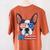 Boston Terrier Merica 4th Of July T Shirt Men Boys Dog Puppy Women's Comfort Colors T-Shirt Back Print Yam
