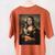 Boston Terrier Mona Lisa Painting Art Dog Mom Dad For Men Women Kids Women's Comfort Colors T-Shirt Back Print Yam