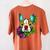 Boston Terrier In Red Day Of The Dead Sugar Skull Dog Women's Comfort Colors T-Shirt Back Print Yam
