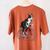 Boston Terrier Riding Bicycle Cute Bostie Biker Raglan Baseball Tee Women's Comfort Colors T-Shirt Back Print Yam