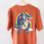 Boston Terrier Riding Dinosaur T-Rex Boys Kids Rainbow Women's Comfort Colors T-Shirt Back Print Yam