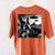 Boston Terrier Graphic Selfie With UFOs Weird Aliens Women's Comfort Colors T-Shirt Back Print Yam