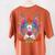 Boston Terrier Sugar Skull Dog Day Of The Dead Women's Comfort Colors T-Shirt Back Print Yam