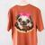 Cute Pug Shirt Donut Girls Dog Women's Comfort Colors T-Shirt Back Print Yam