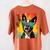 Dog Boston Terrier Hawaiian Women's Comfort Colors T-Shirt Back Print Yam
