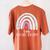 Early Headstart Cute Retro Rainbow Teachers Women's Comfort Colors T-Shirt Back Print Yam