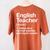 English Teacher Definition Back To School First Day Women's Comfort Colors T-Shirt Back Print Yam