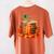 Fall Book Autumn Reading Teacher Halloween Pumpkin Season Women's Comfort Colors T-Shirt Back Print Yam
