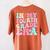 In My Fourth Grade Era Girl Back To School 4th Grade Teacher Women's Comfort Colors T-Shirt Back Print Yam