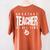 Greatest Teacher Of All Time Teachers Day 1 Teacher Goat Women's Comfort Colors T-Shirt Back Print Yam Greatest Teacher Of All Time Teachers Day 1 Teacher Goat Women's Comfort Colors T-Shirt Back Print Yam