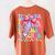 Groovy Teacher Cute Coquette Bow Flower Retro Back To School Women's Comfort Colors T-Shirt Back Print Yam