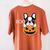 The Halloween Boston Terrier Women's Comfort Colors T-Shirt Back Print Yam