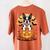 Halloween Retro Boston Terrier Women's Comfort Colors T-Shirt Back Print Yam