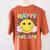 Happy Dot Day Hippie Flowers Smile Face Groovy Teacher Kids Women's Comfort Colors T-Shirt Back Print Yam