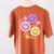 Happy To See Your Face Teacher Flower Back To School Women's Comfort Colors T-Shirt Back Print Yam