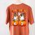 Haunted By 67 Boo Ghost Pumpkin Halloween Teacher Women's Comfort Colors T-Shirt Back Print Yam