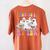 Haunted By My TBR Cute Ghosts Book Reading Teacher Halloween Women's Comfort Colors T-Shirt Back Print Yam