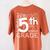 Hello 5th Grade Here I Come Teacher Fifth Grade Boys Girls Women's Comfort Colors T-Shirt Back Print Yam