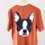 Kids Boston Terrier Dog For Women And Girls Women's Comfort Colors T-Shirt Back Print Yam