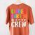 Kindergarten Crew Shirt Kinder Crew Teacher Boy Girl Women's Comfort Colors T-Shirt Back Print Yam