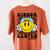Kindergarten Teacher Hippie Smile Face Back School Women's Comfort Colors T-Shirt Back Print Yam Kindergarten Teacher Hippie Smile Face Back School Women's Comfort Colors T-Shirt Back Print Yam