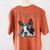 Love Is Boston Terrier Bostie Women's Comfort Colors T-Shirt Back Print Yam