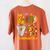 LOVE Kindergarten Pumpkin Teacher Student Halloween Costume Women's Comfort Colors T-Shirt Back Print Yam