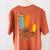 One Thankful Teacher Thanksgiving Turkey Peace Hand Sign Women's Comfort Colors T-Shirt Back Print Yam