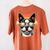 Retro Sunset Sunglasses Boston Terrier Boston Bull Bostie Women's Comfort Colors T-Shirt Back Print Yam