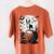Spooky Halloween Moon Boston Terrier Boston Bull Bostie Women's Comfort Colors T-Shirt Back Print Yam