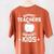 Support Teachers Support Kids Teacher Red For Ed 2019 Women's Comfort Colors T-Shirt Back Print Yam