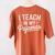 I Teach In My Pajamas Teacher Teacher's Day Humor Tee Women's Comfort Colors T-Shirt Back Print Yam I Teach In My Pajamas Teacher Teacher's Day Humor Tee Women's Comfort Colors T-Shirt Back Print Yam