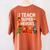 I Teach Super Heroes Teacher Women's Comfort Colors T-Shirt Back Print Yam