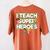 I Teach Superheroes School Teacher Professor Women's Comfort Colors T-Shirt Back Print Yam
