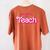 Teacher Life My Job Is Teach Women's Comfort Colors T-Shirt Back Print Yam