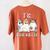 TK Boo Crew Retro Groovy Halloween Floral Ghost TK Teacher Women's Comfort Colors T-Shirt Back Print Yam