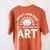 Today’s Good Mood Is Sponsored By Art Teacher Sun Tee Women's Comfort Colors T-Shirt Back Print Yam