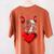 Valentine's Day Boston Terrier Dog Vector Women's Comfort Colors T-Shirt Back Print Yam