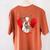 Valentine's Day Boston Terrier Dog Women's Comfort Colors T-Shirt Back Print Yam