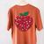 Valentines Day Teacher Hearts Apple Love Teach Women Men Women's Comfort Colors T-Shirt Back Print Yam